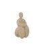 Statuette Déco Femme Maya 23cm Beige-1