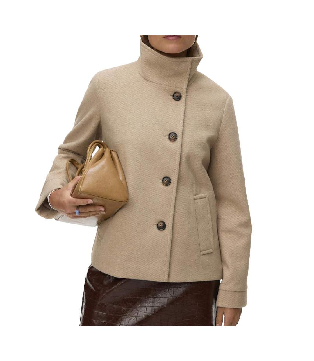 Veste beige femme vero moda vaida-1