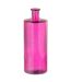 Vase Bouteille en Verre Ricot 40cm Rose-1