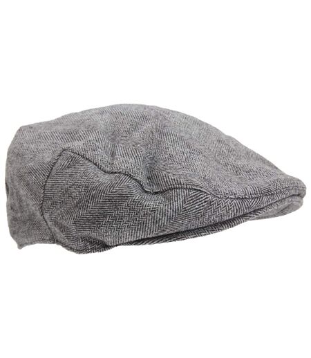 Casquette plate homme gris Universal Textiles