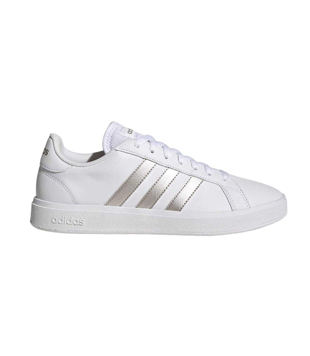 Baskets Motif/style À Rayures Grand Court Femme Blanc Adidas-4