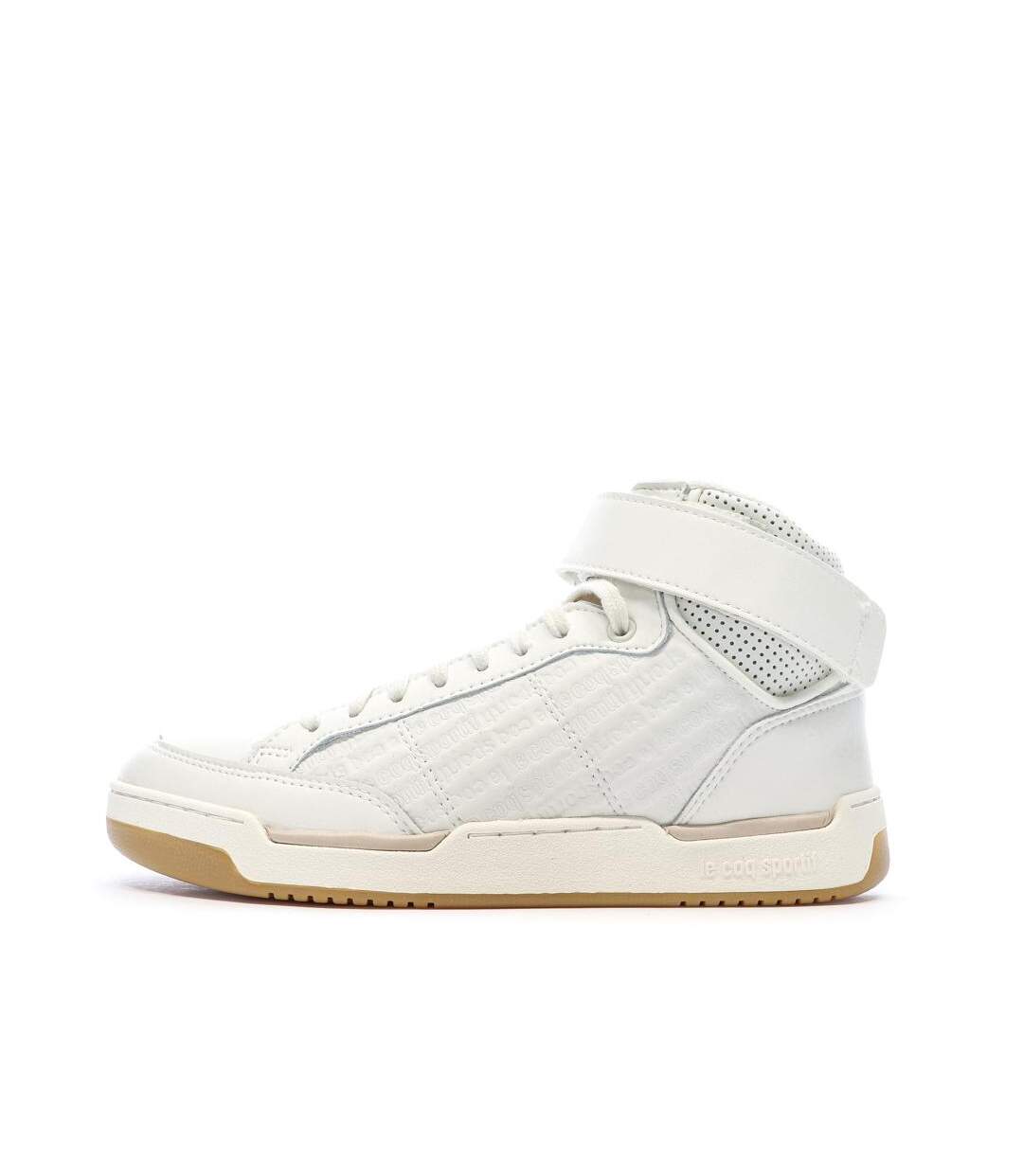Baskets blanches femme le coq sportif field-1