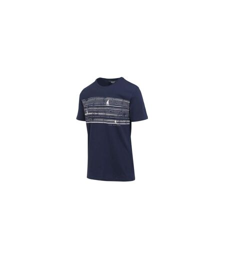 Mens Cline Viii Back Print T-shirt Navy Regatta