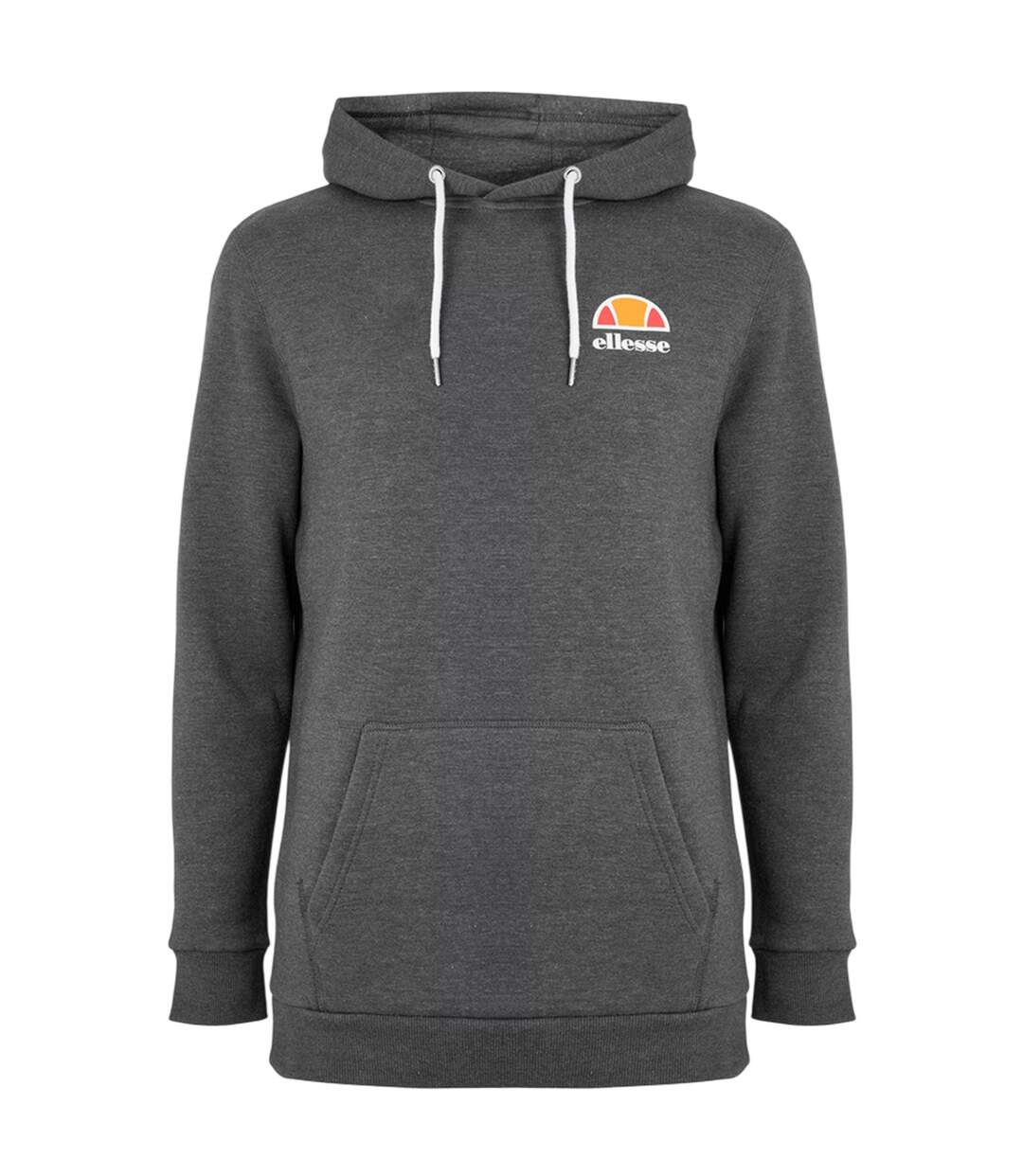 Mens Toce Hooded Raglan Hoodie Charcoal Ellesse-1