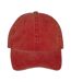 Unisex Adult Faded Washed Baseball Cap Paprika Native Spirit-1
