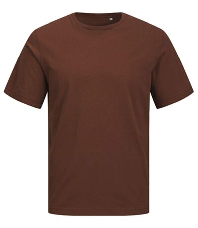 T-shirt manches courtes - JACK&JONES - Unisexe - JJ7526 - marron cappucchino