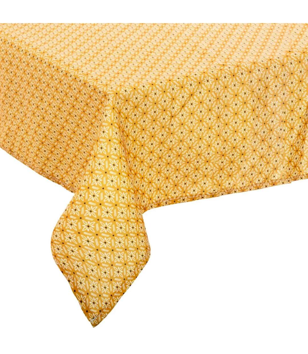 Nappe Antitache à Motifs Paty 140x240cm Jaune-1