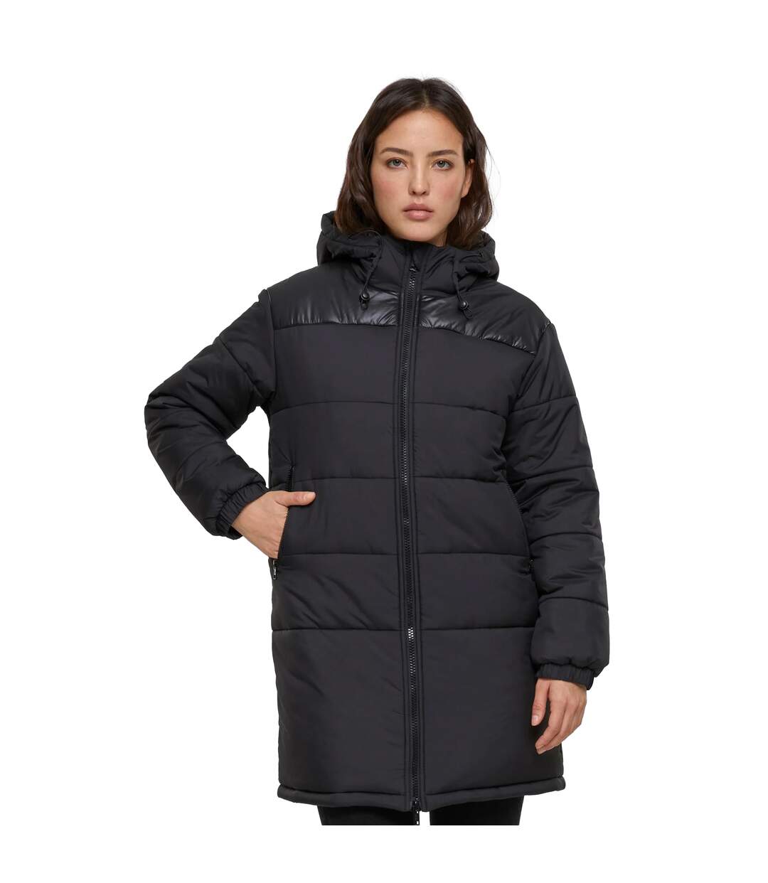 Doudoune Motif/style Mixte Femme Noir Urban Classics-3