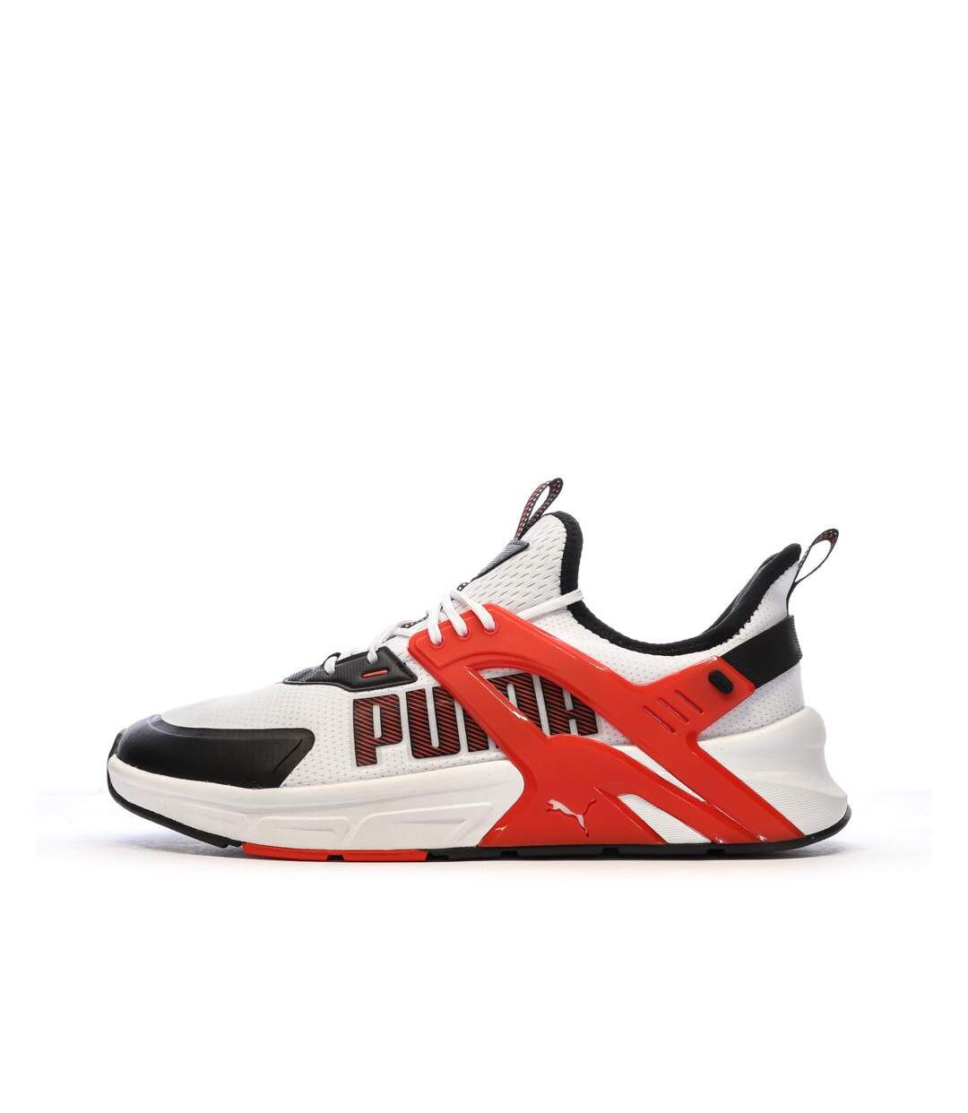 Baskets rouges/blanc/noir homme puma future pacer-1