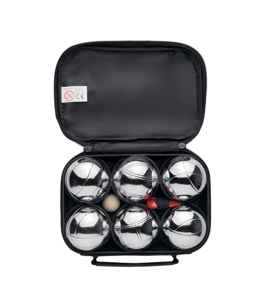 Pack of 6  Otho boules set  one size silver MidOcean-2