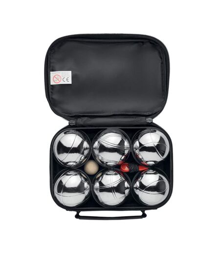 Pack of 6  Otho boules set  one size silver MidOcean