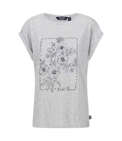 Regatta - T-shirt ROSELYNN - Femme (Gris orage Chiné) - UTRG9500