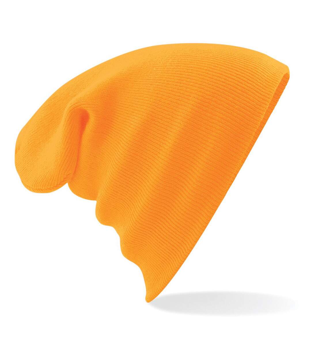 Bonnet tricoté unisexe orange fluo Beechfield