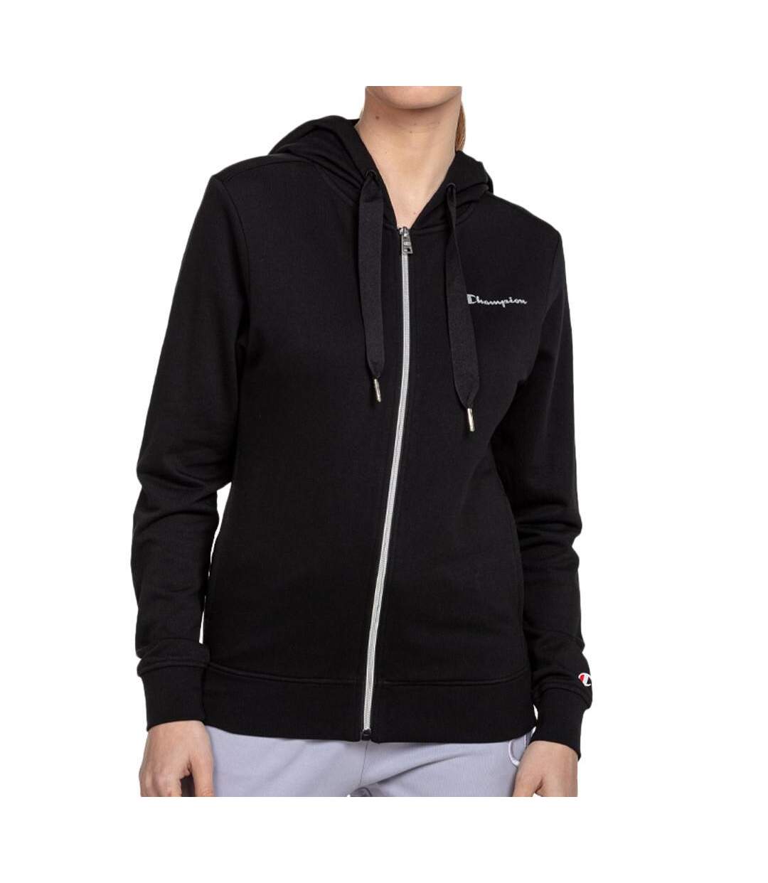 Sweat Zippée Noir Femme Champion Lady CLabel - M-1