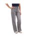 Jean droit gris femme monday premium 666-1