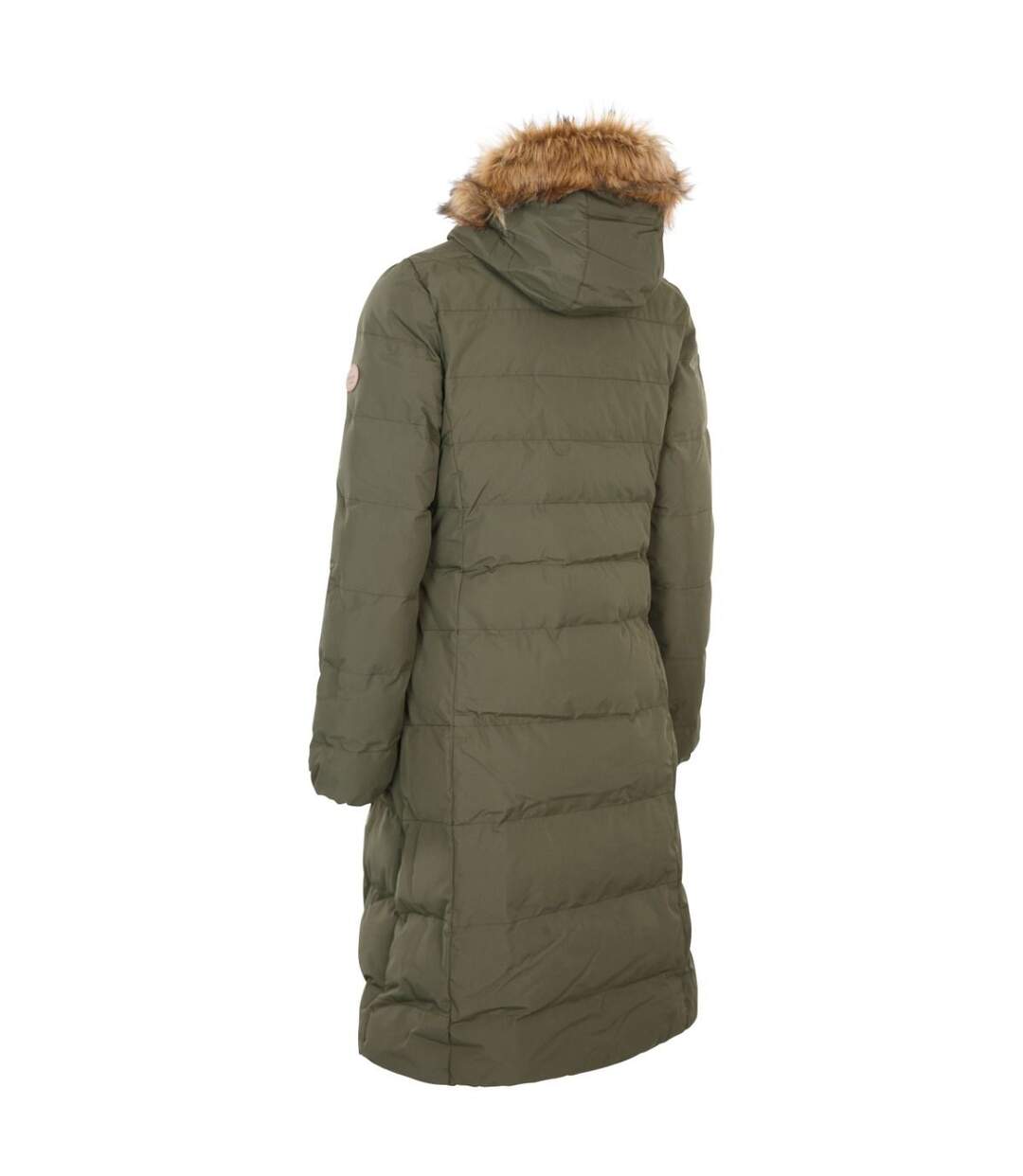 Womens/ladies Audrey Padded Jacket Dark Vine Green Trespass-3