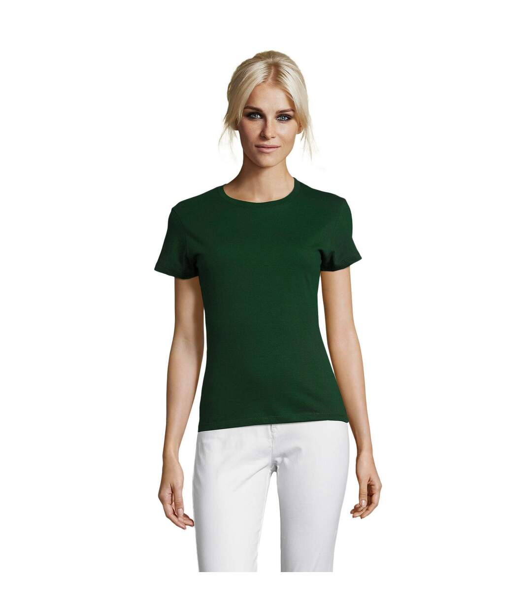 Regent t-shirt femme vert bouteille SOLS