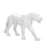 Statuette Déco en Résine Panthère 70cm Blanc-1