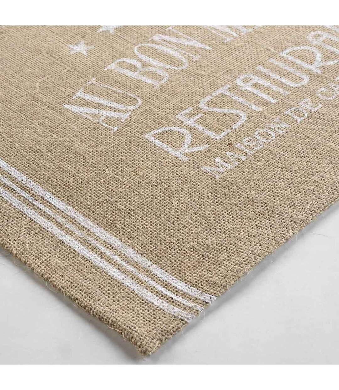 Set de Table en Jute Diner 30x45cm Blanc-2