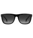Lunettes De Soleil Motif/style Polarisé Homme Taille Unique Noir Mat Gris Hugo Boss-1