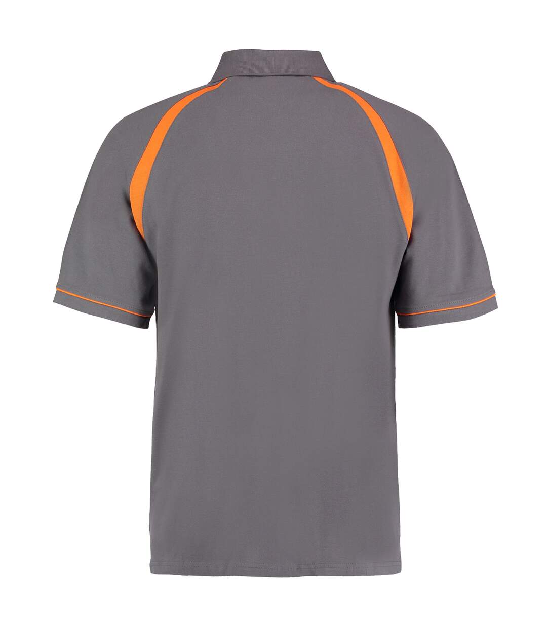 Kustom Kit Oak Hill - Polo à manches courtes - Homme (Gris/Orange) - UTBC616