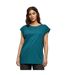 T-shirt Femme Bleu Sarcelle Urban Classics-2