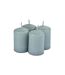 Lot de 4 Bougies Pilier Essentiel II 6cm Fleur de Coton