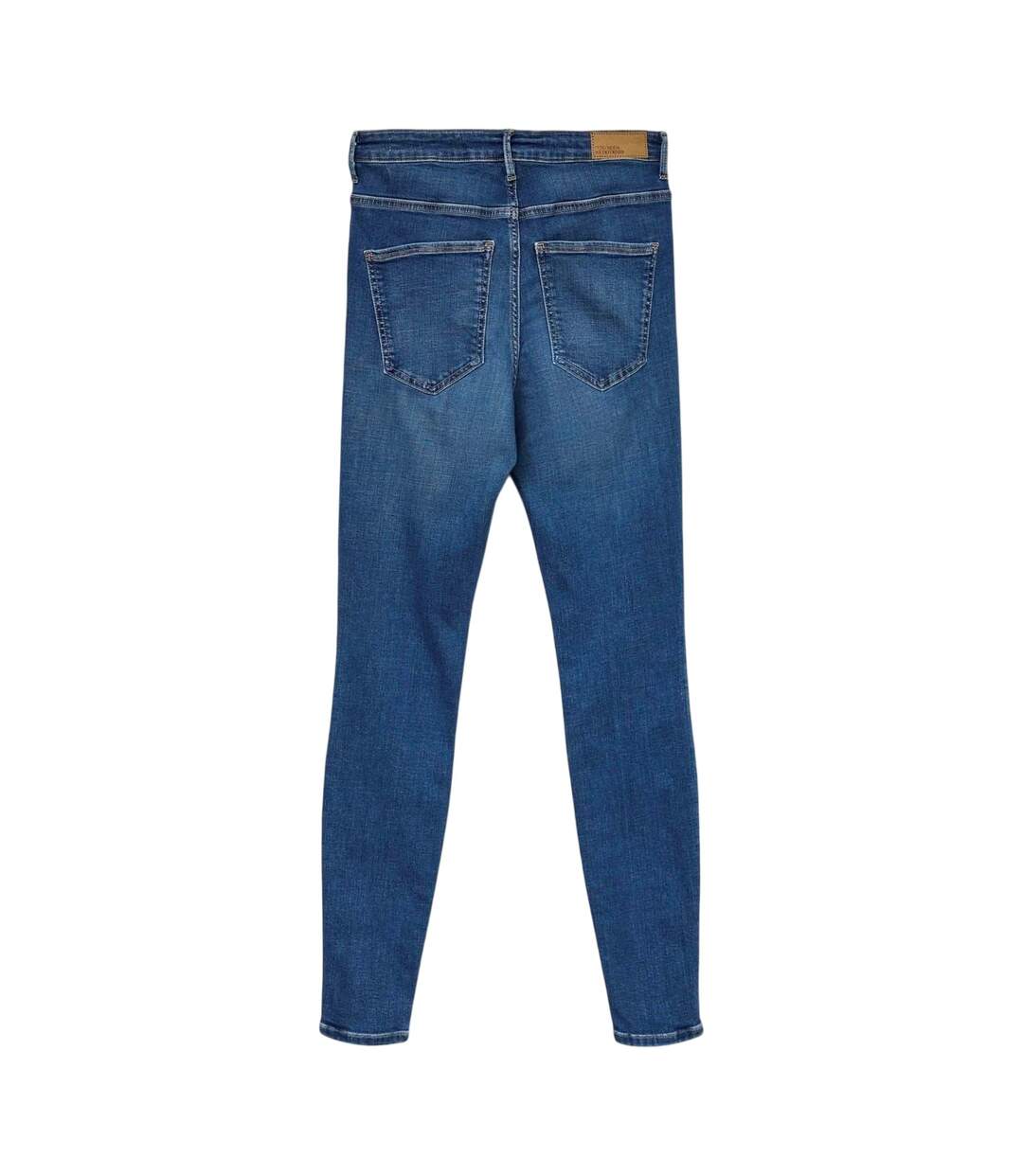 Womens/ladies 5 Pockets Skinny Jeans Blue Denim Vero Moda-3