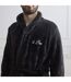 Robe de Chambre Polaire Le Boss Noir-2