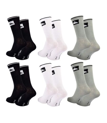 Chaussettes QUIKSILVER REGULAR CREW - Pack de 6
