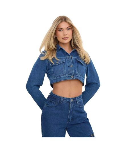 Veste En Jean Femme Bleu I Saw It First