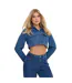 Veste En Jean Femme Bleu I Saw It First-4
