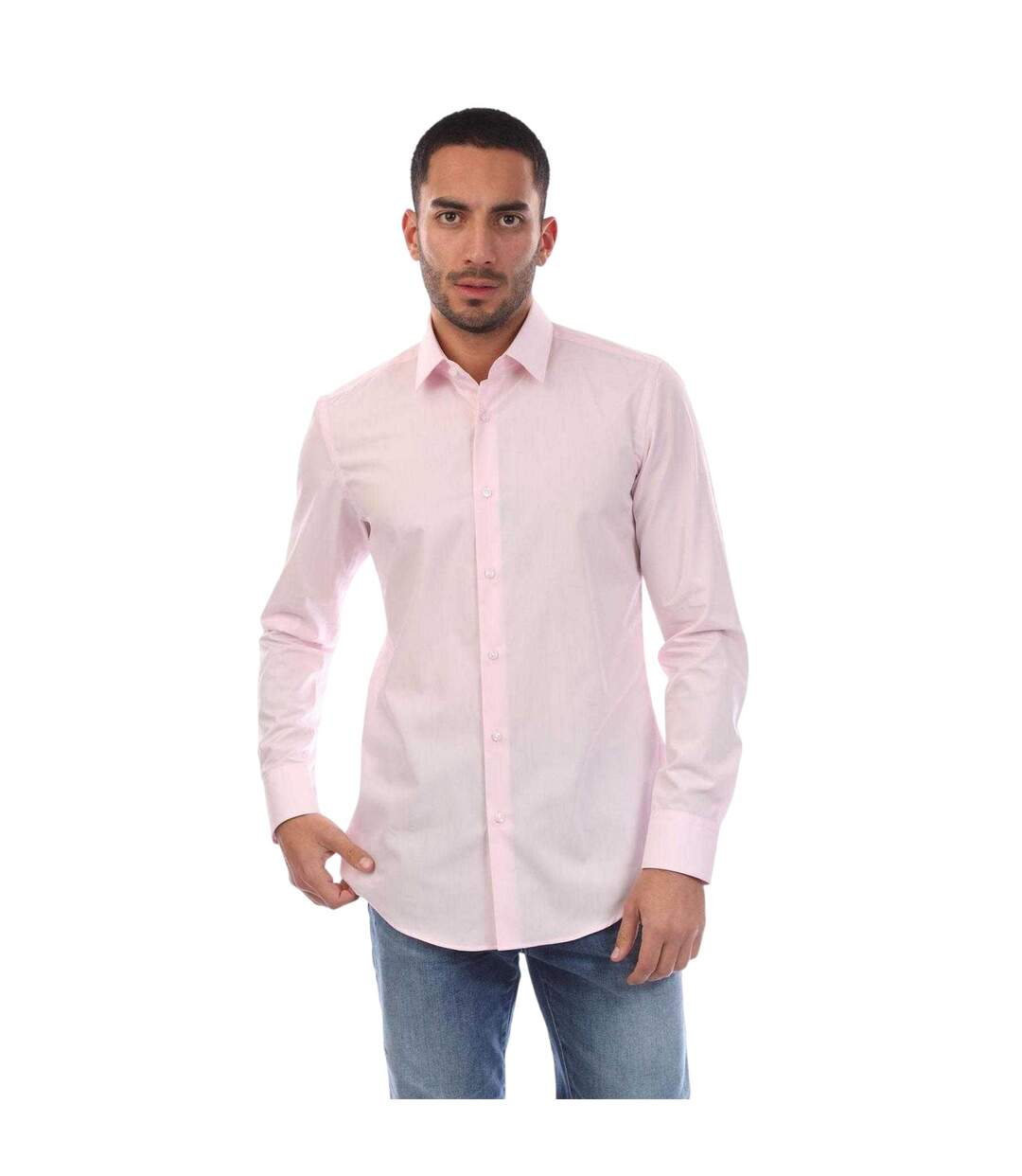 Chemise Hank S Homme Rose Boss-2