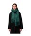 Écharpe Motif/style Frange Femme Taille Unique Vert Randonnée Pieces-1