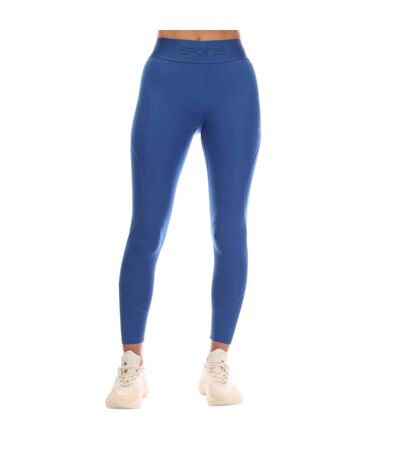 Womens/ladies Series-2 Long Leggings Blue Skins