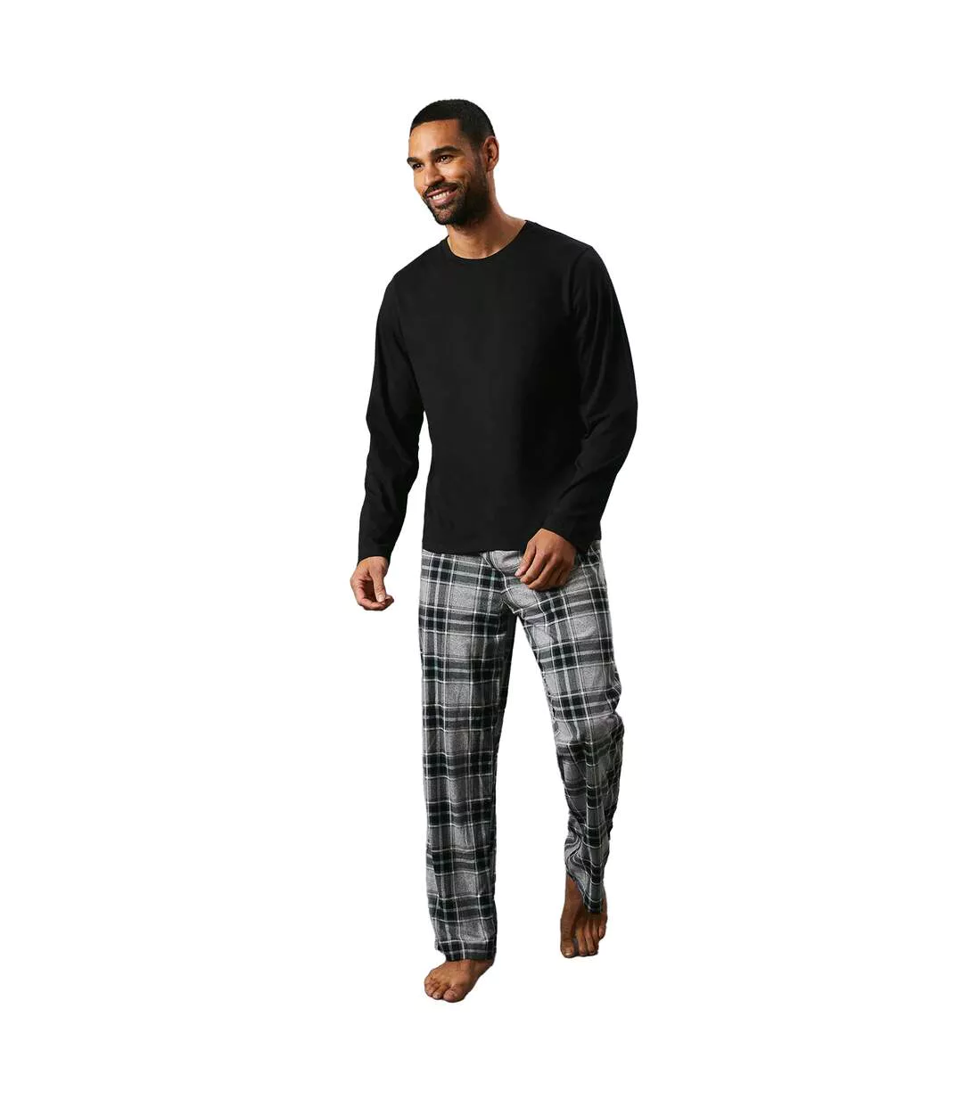 Ensemble de pyjama homme noir Maine-4