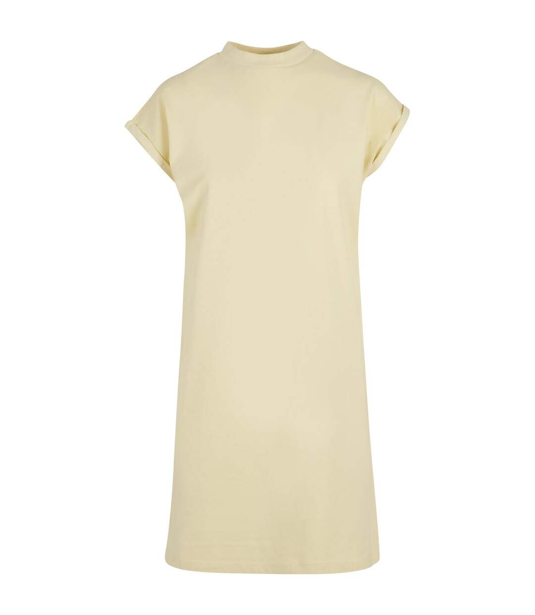 Robe À Épaules Rallongées Pour Dames Et Femmes Jaune Tendre Build Your Brand-1