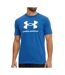 T-shirt Bleu Homme Under Armour Update - L-1