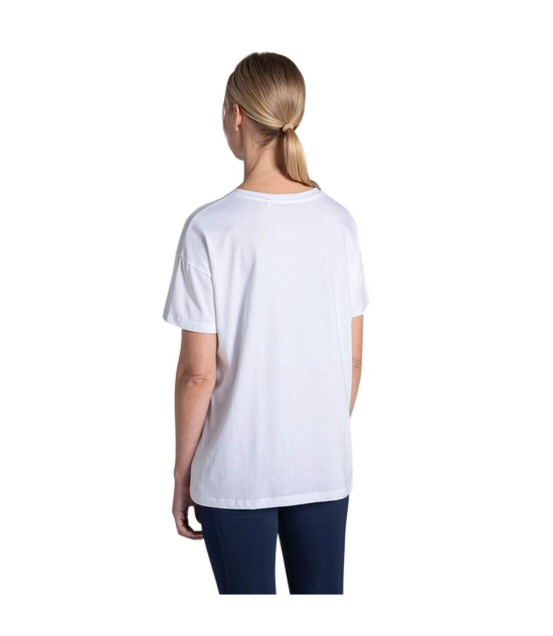 T-shirt Motif/style National Trust Bistort Flowers Femme Blanc Craghoppers-3
