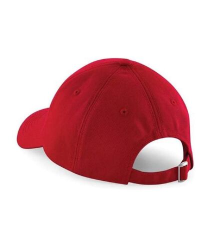 Beechfield® Unisex Authentic 6 Panel Baseball Cap (Pack of 2) (Classic Red)