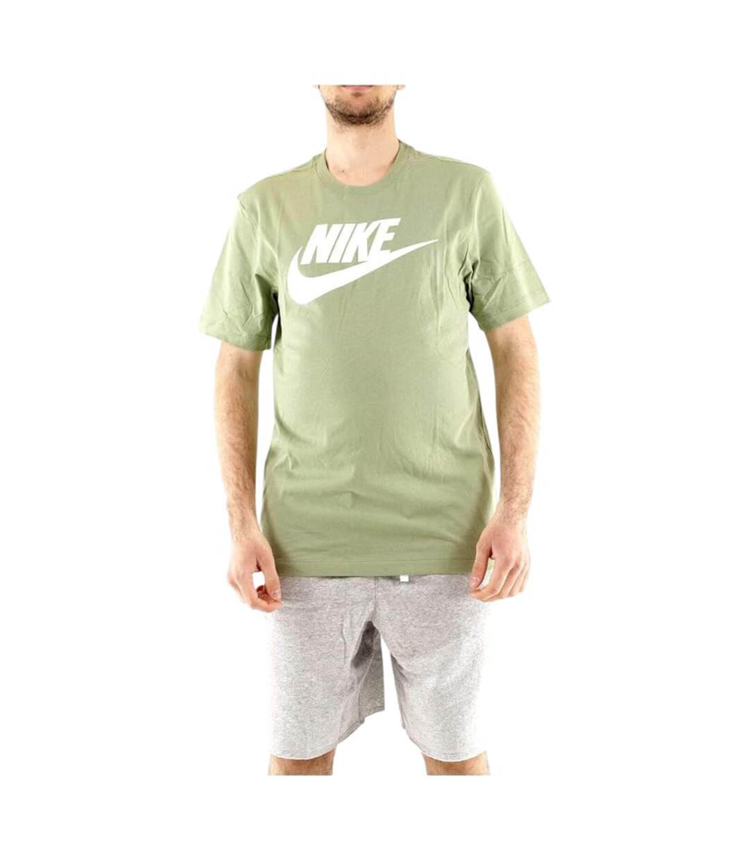 Mens Sports T-shirt Green Nike-1