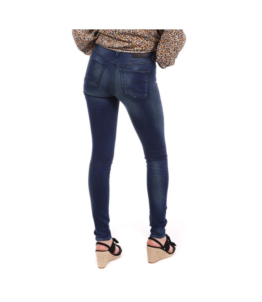 Jean Skinny Bleu Femme G-Star 3301 Jeg - W25-L32-2