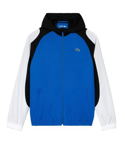 Veste sport homme blanc / bleu / noir Lacoste
