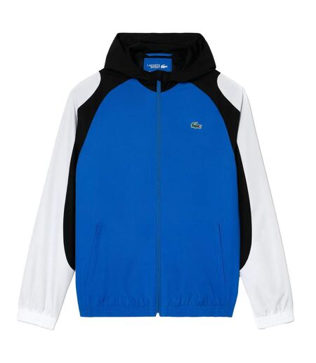 Veste sport homme blanc / bleu / noir Lacoste