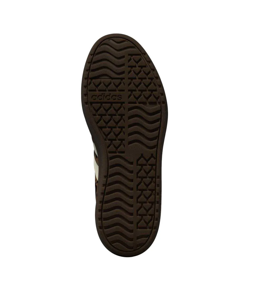 Womens/ladies Court Bold Leather Trainers Leopard Adidas-3