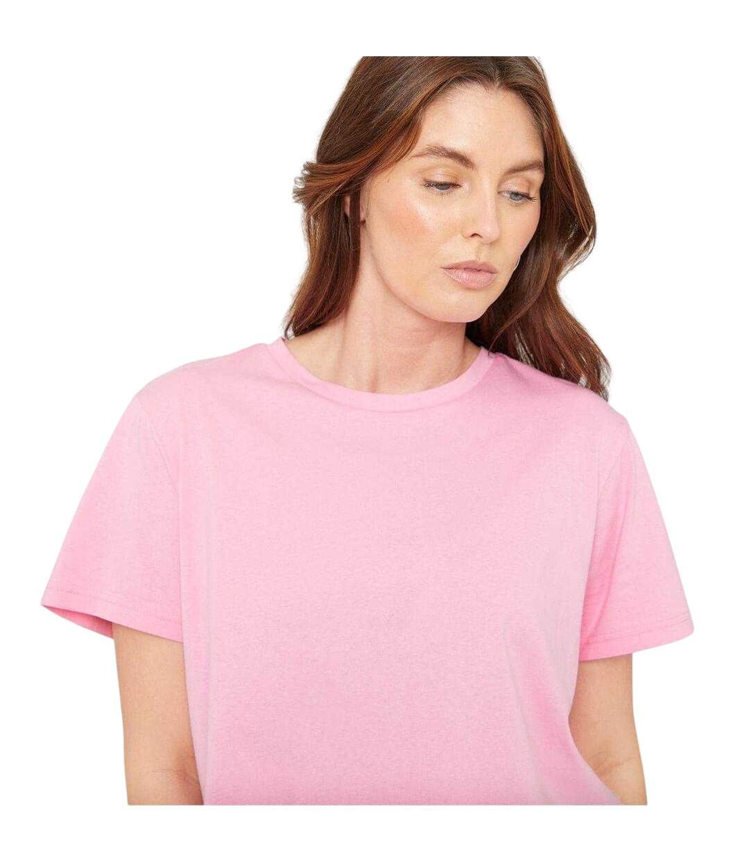 T-shirt Court Manches Courtes Femme Rose Be You-3