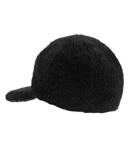 Plain Sheepskin Riding Hat Black Parajumpers