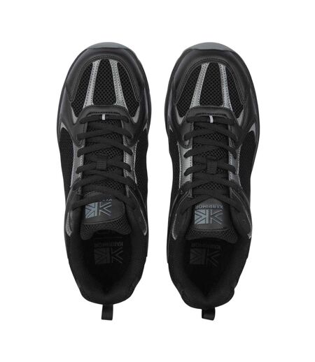 Mens Lace Up Trainers Black Karrimor