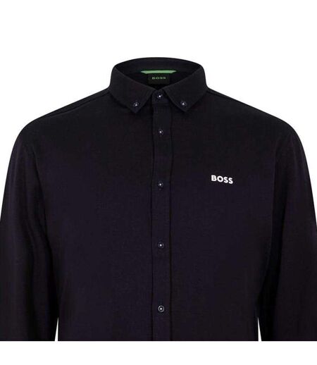 Chemise À Boutons Motion Homme Bleu Foncé Boss