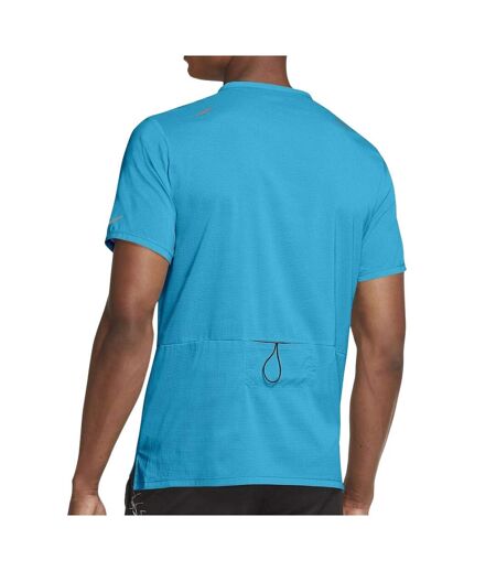 T-Shirt De Running Bleu Homme Nike Rise 365 SS
